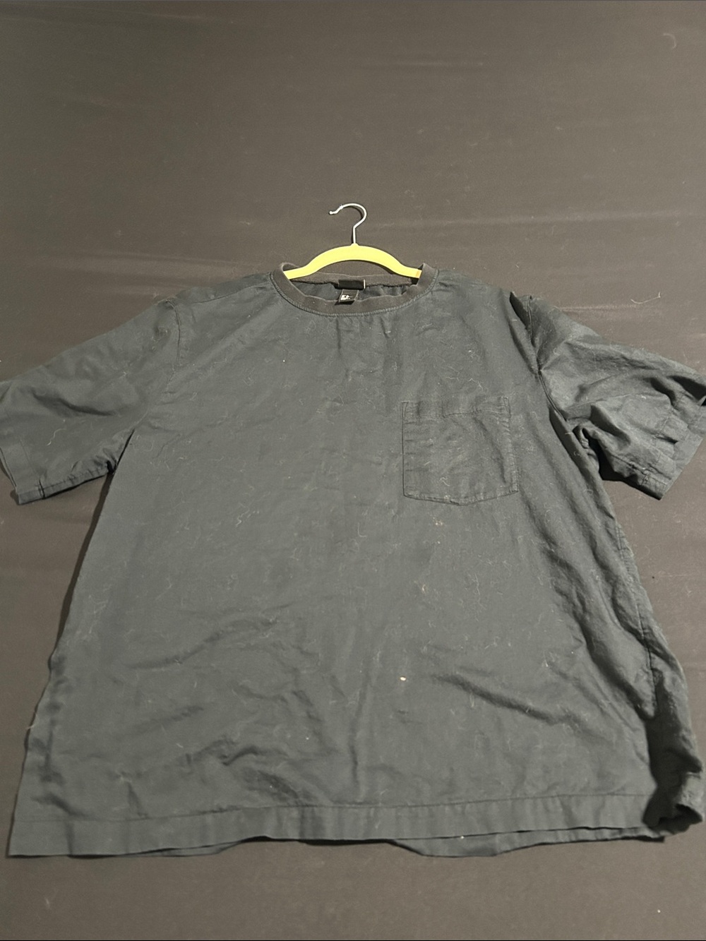 H&M Black Short Sleeve Pocket Tee
